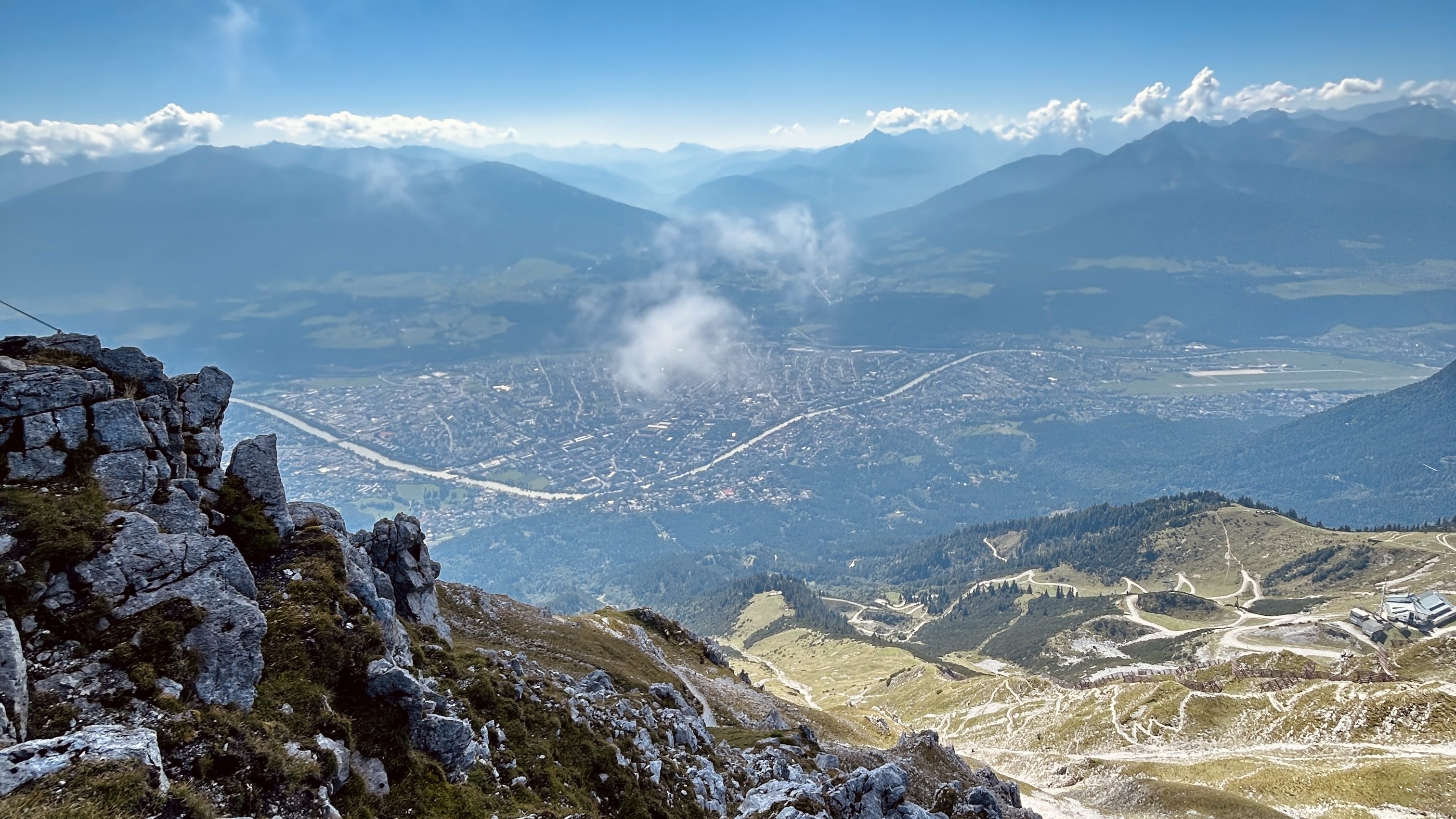 Take a cable car ride to Hafelekar, the top of Innsbruck at 2,334 meters above sea level