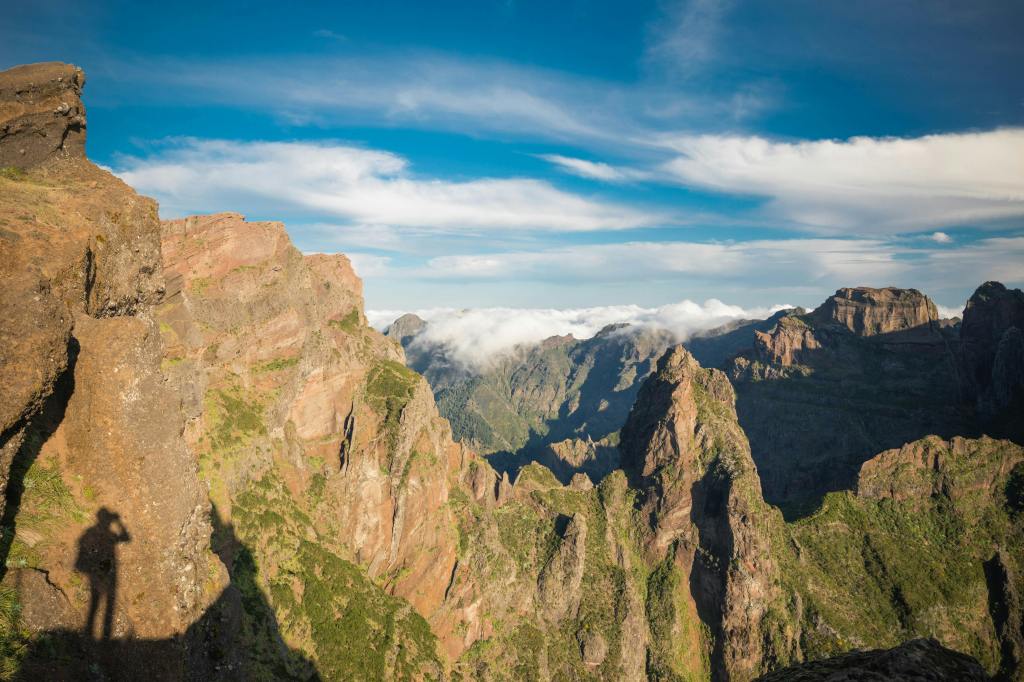 Pico do Arieiro, standing at 1,818 meters (5,965 feet) above sea level