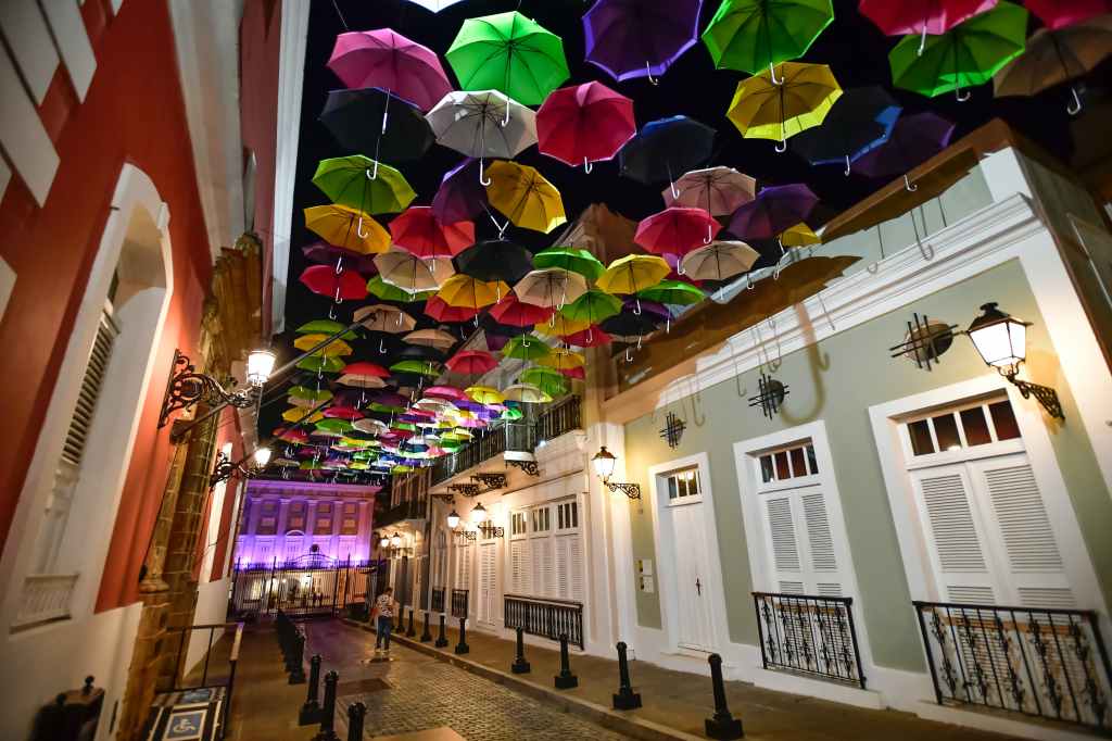Night life in San Juan Puerto Rico